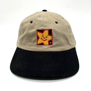 ヴィンテージ(VINTAGE)の【90s】Carl's jr. 企業ロゴ 2トーンキャップ 6パネル 帽子(キャップ)