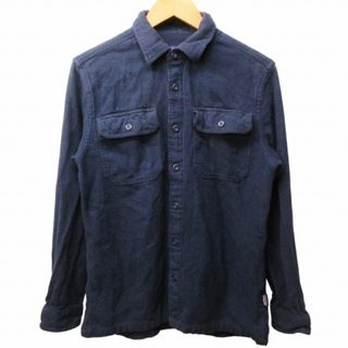 パタゴニア(patagonia)のパタゴニア フィヨルド フランネルシャツ  長袖 53947 ネイビー XS(シャツ)