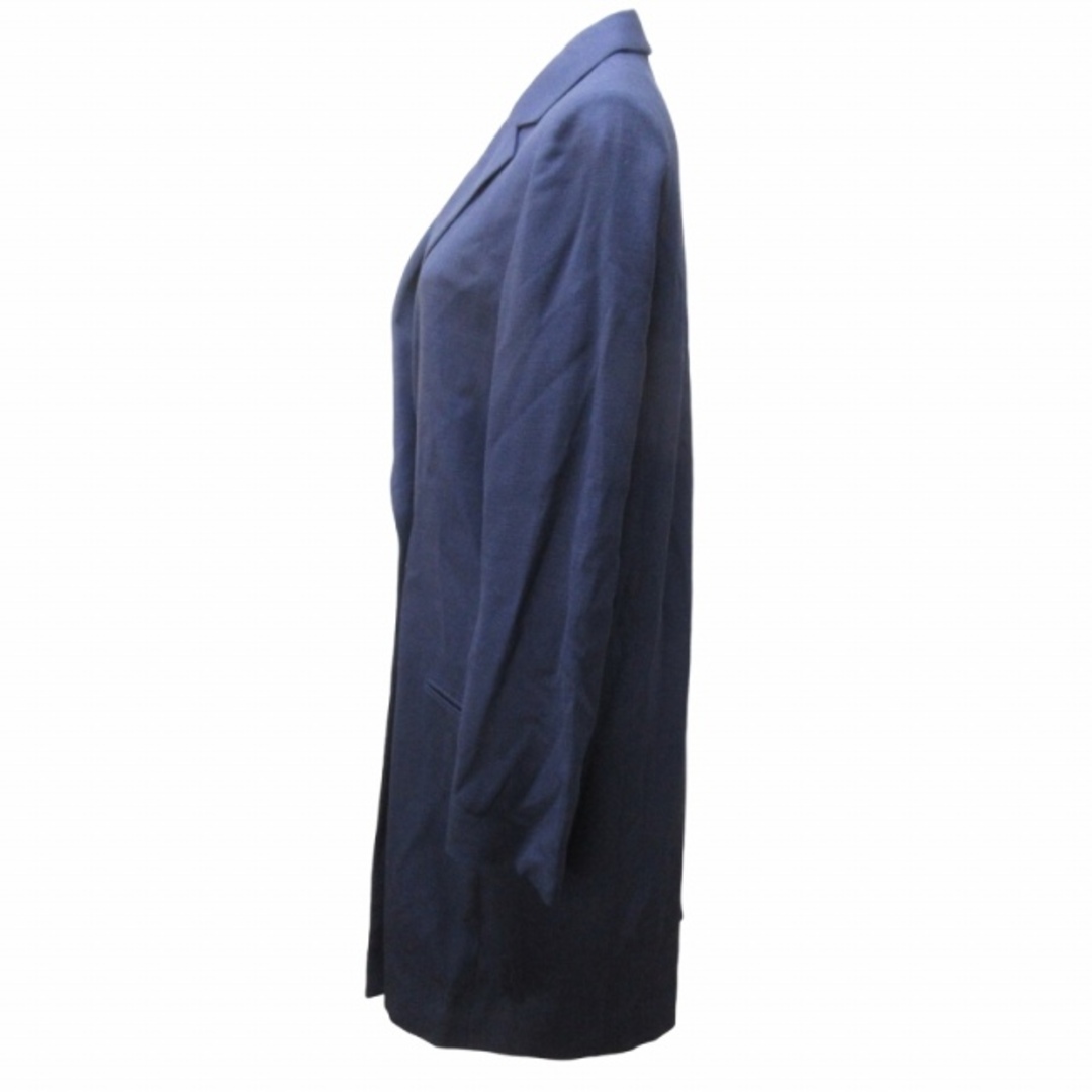 MOGA(モガ)のモガ 美品 近年 テーラード ジャケット コート ダブルボタン ロング丈 紺 2 メンズのジャケット/アウター(テーラードジャケット)の商品写真