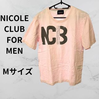 ニコルクラブフォーメン(NICOLE CLUB FOR MEN)のNICOLE CLUB FOR MEN　Tシャツ　ピンク(Tシャツ/カットソー(半袖/袖なし))