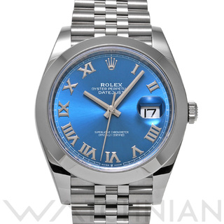 ロレックス(ROLEX)の中古 ロレックス ROLEX 126300 ランダムシリアル アズーロブルー メンズ 腕時計(腕時計(アナログ))