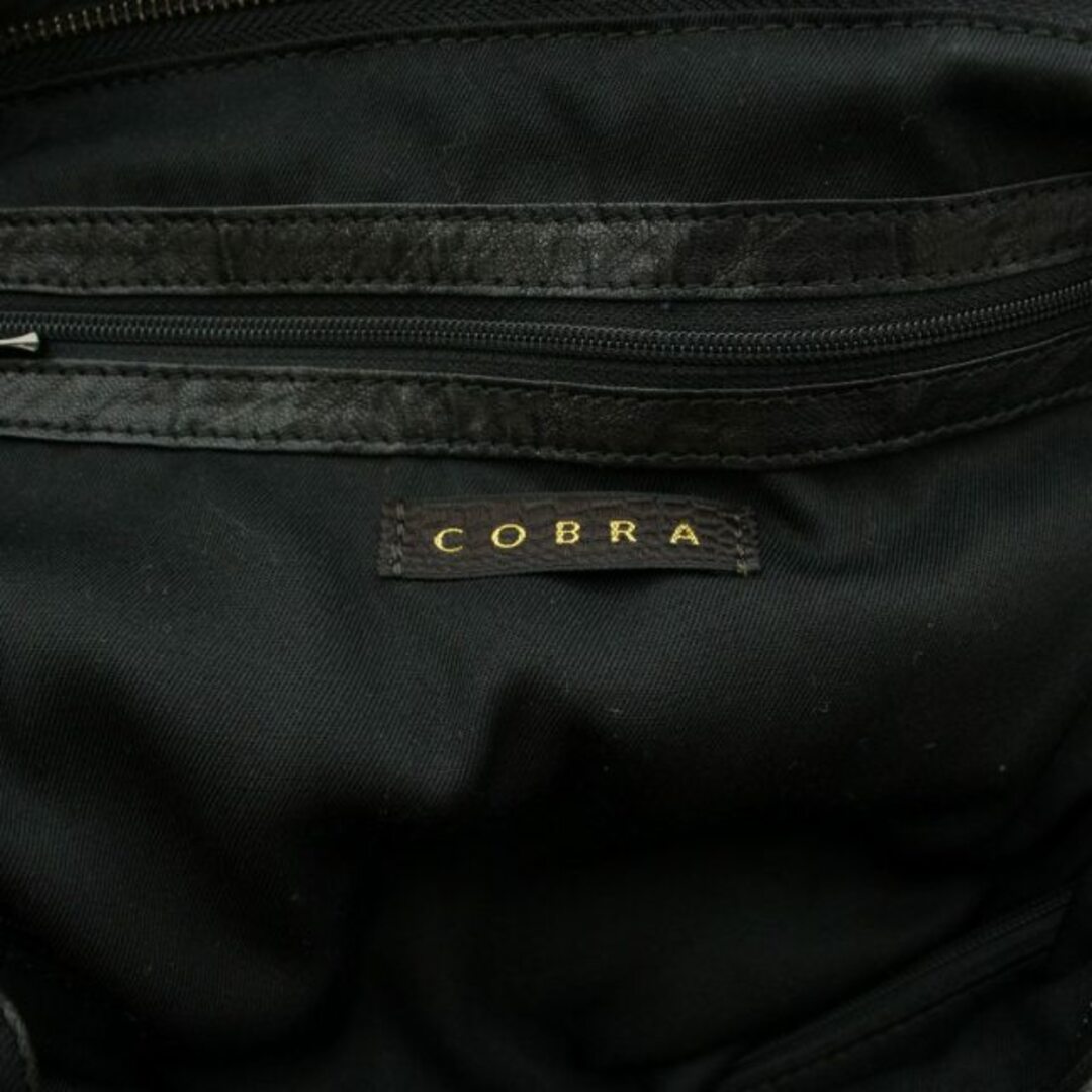 COBRA(コブラ)のコブラ トートバッグ ハンドバッグ ショルダーバッグ 2way レザー 黒 紺 レディースのバッグ(トートバッグ)の商品写真