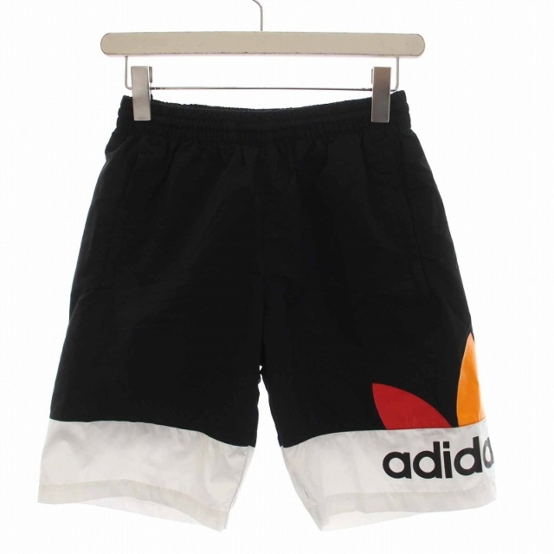 adidas originals ショートパンツ ハーフパンツ ロゴ S 黒 メンズのパンツ(ショートパンツ)の商品写真