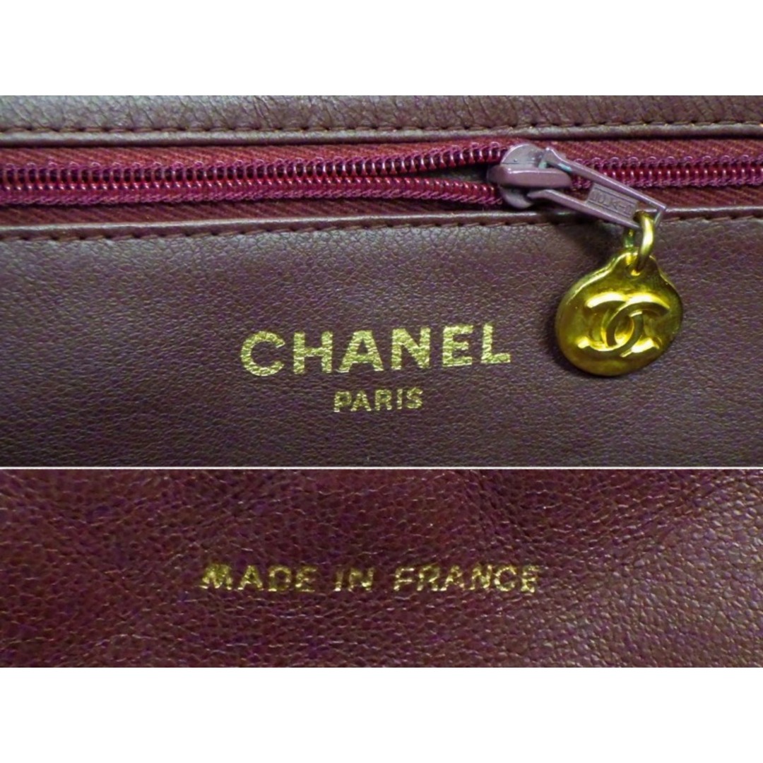 CHANEL(シャネル)のシャネル マトラッセ チェーンショルダーバッグ 肩掛け ブラック ラムスキン レディース CHANEL【中古】 レディースのバッグ(ショルダーバッグ)の商品写真