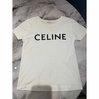セリーヌ(celine)のCELINE ルーズTシャツ / コットンジャージー WHITE / BLACK(Tシャツ(半袖/袖なし))