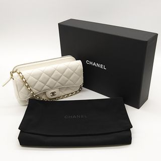 シャネル(CHANEL)の美品 シャネル マトラッセ チェーンショルダーバッグ ホワイト キャビアスキン レディース CHANEL【中古】(ショルダーバッグ)