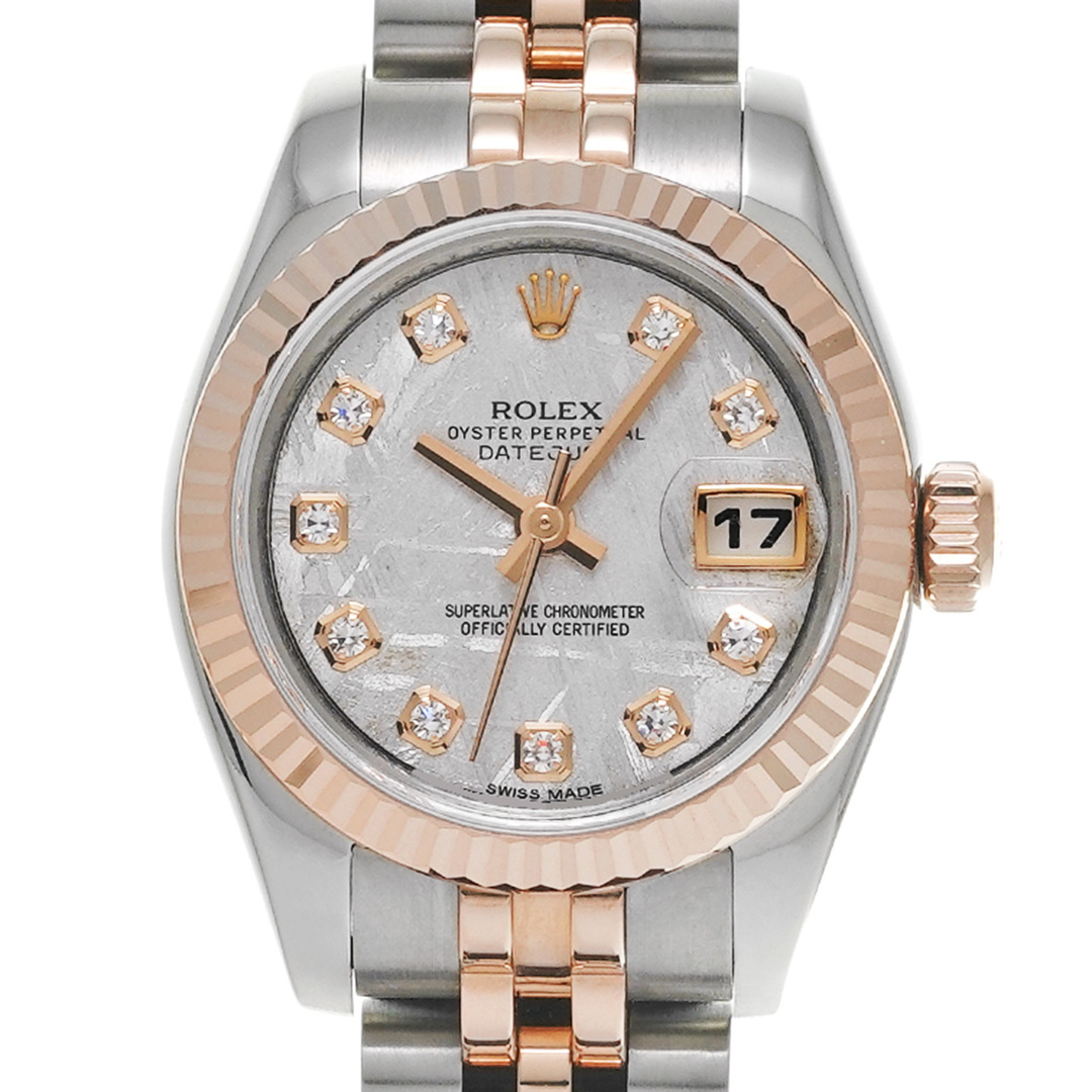 ROLEX(ロレックス)の中古 ロレックス ROLEX 179171G ランダムシリアル メテオライト /ダイヤモンド レディース 腕時計 レディースのファッション小物(腕時計)の商品写真