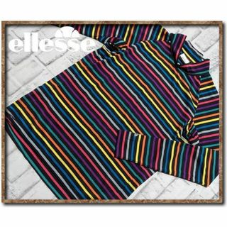 エレッセ(ellesse)のエレッセ　マルチボーダーカットソー(カットソー(長袖/七分))