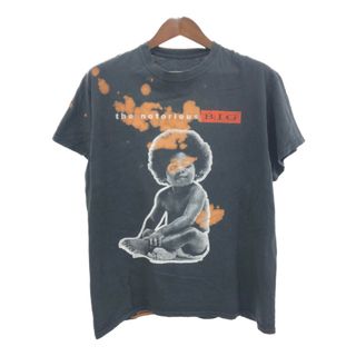 半袖Ｔシャツ ブラック (メンズ L相当) 中古 古着 Q5800(Tシャツ/カットソー(半袖/袖なし))