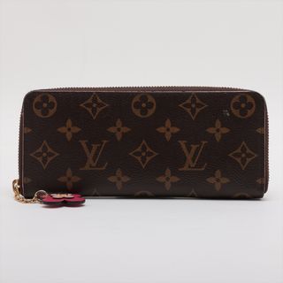 ルイヴィトン(LOUIS VUITTON)のヴィトン ポルトフォイユクレマンス   ホットピンク レディース 長財布(財布)