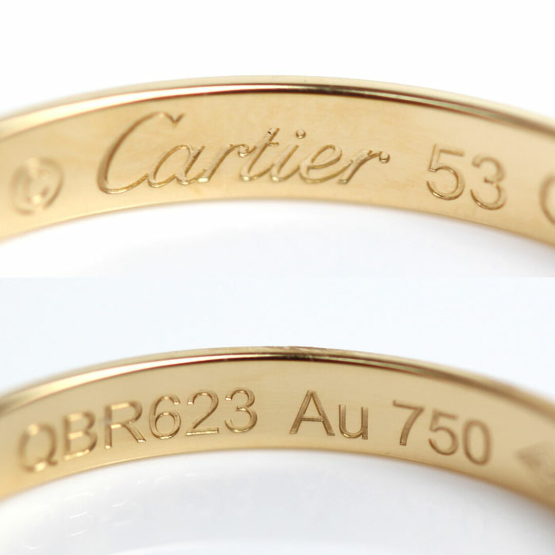 Cartier(カルティエ)のCARTIER カルティエ K18YG イエローゴールド ウェディング リング・指輪 13号 53 2.1g レディース【中古】【美品】 レディースのアクセサリー(リング(指輪))の商品写真