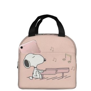 SNOOPY　ランチバッグ　保冷　保温　バッグ　エコバッグ(トートバッグ)