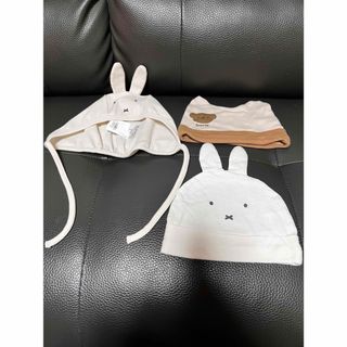 miffy - ミッフィー  ボリス　帽子 新生児 42~44cm  80サイズ　3点セット