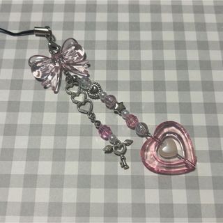 ビーズキーホルダー ハンドメイド (チャーム)