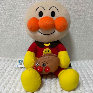 アンパンマン - 【美品】【タグ付き】アンパンマン メガジャンボのりもの小物入れぬいぐるみ