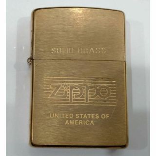 ジッポー(ZIPPO)の1462e ZIPPO SOLID BRASS オイルライター(タバコグッズ)