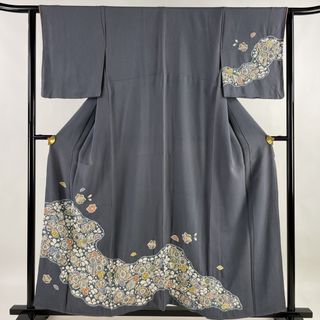 訪問着 身丈157cm 裄丈62cm 正絹 名品 【中古】(着物)