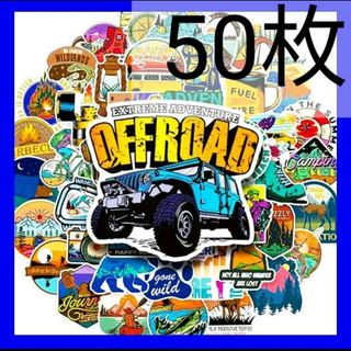 匿名配送❗アウトドア屋外キャンプレジャーOFF ROAD防水ステッカー