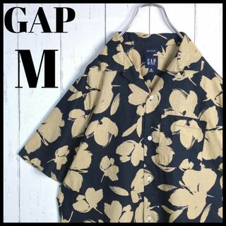 【希少モデル】 GAP ギャップ ハイビスカス柄 入手困難 オープンカラーシャツ