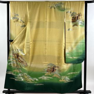 振袖 身丈156cm 裄丈62cm 正絹 美品 秀品 【中古】(着物)