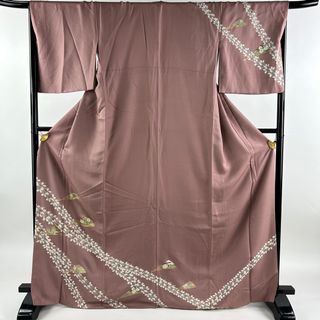 訪問着 身丈169cm 裄丈67cm 正絹 秀品 【中古】(着物)