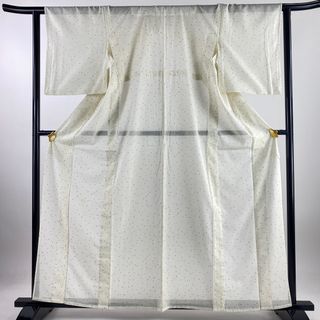 小紋 身丈163cm 裄丈62cm 化繊 優品 【中古】(着物)