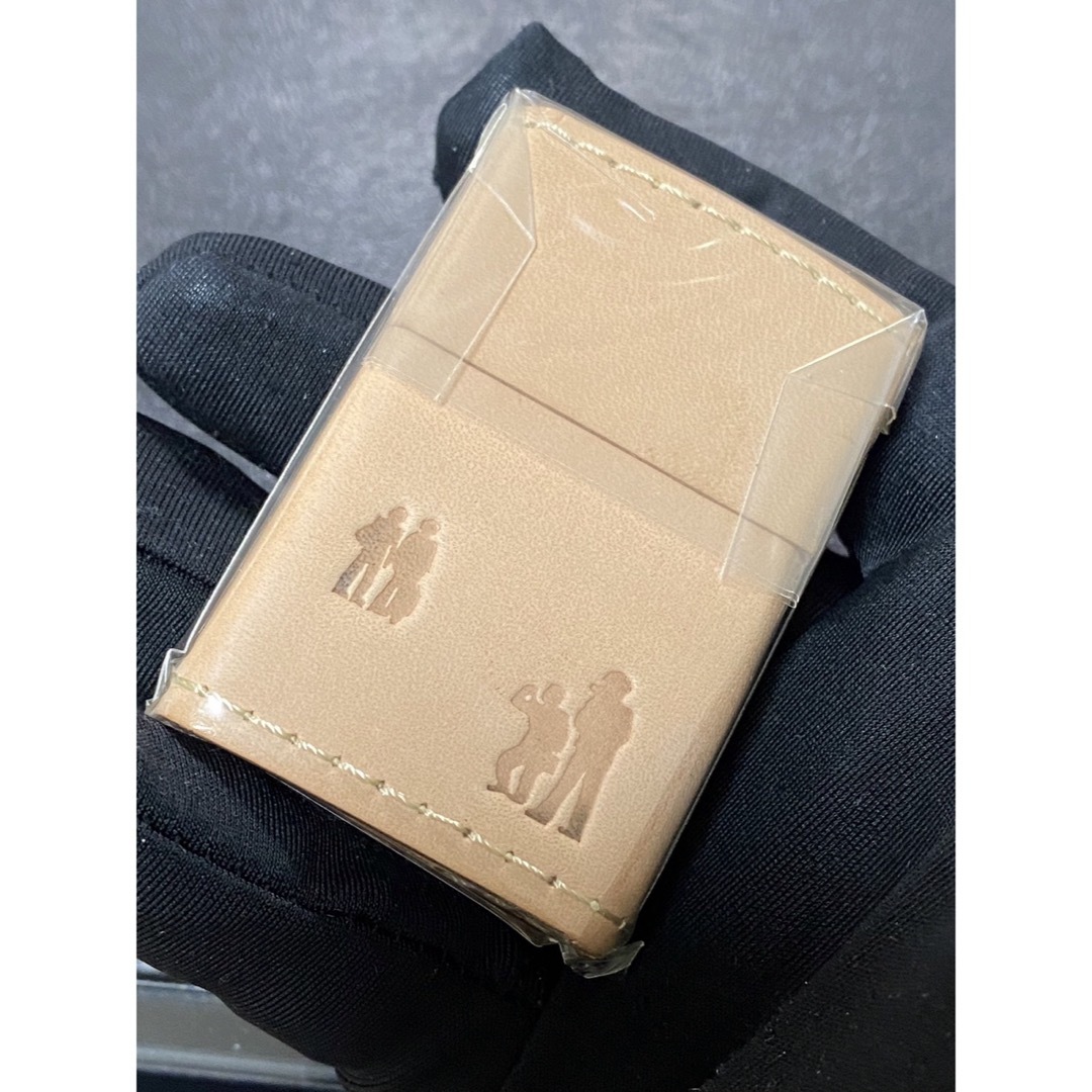 zippo 水曜どうでしょう 本革 ヌメ革 両面デザイン 2006年製の zippo 水曜どうでしょう 本革 ヌメ革 両面デザイン 2006年製の