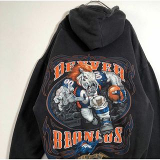 NFL バックプリント　BRONCOS パーカー(パーカー)