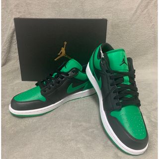 ジョーダン(Jordan Brand（NIKE）)の新品　NIKE AIR JORDAN 1 Low  ラッキーグリーン26.5cm(スニーカー)