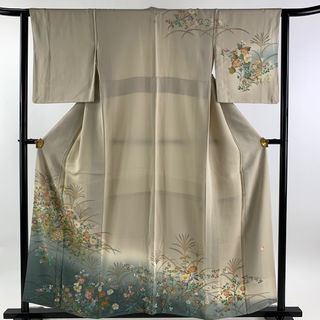 訪問着 身丈157.5cm 裄丈62cm 正絹 名品 【中古】(着物)