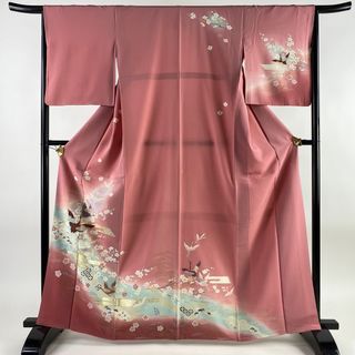 訪問着 身丈164.5cm 裄丈65cm 正絹 秀品 【中古】(着物)