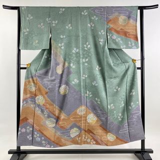 訪問着 身丈150.5cm 裄丈64cm 正絹 美品 秀品 【中古】(着物)