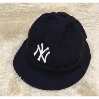 ニューエラ　MLB　ニューヨークヤンキース　刺繍ロゴ　ウール　ハット(ハット)