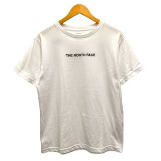 ザノースフェイス(THE NORTH FACE)のザノースフェイス NT32001X Tシャツ クルーネック 刺繍 半袖 M 白(Tシャツ/カットソー(半袖/袖なし))