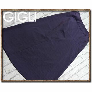 ロメオジリ(ROMEO GIGLI)のジジリ　ストライプロングスカート　紫(ロングスカート)