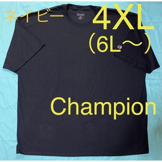 チャンピオン(Champion)のチャンピオン ネイビー スーパーBIGTシャツ メンズ大きいサイズ4XL  (Tシャツ/カットソー(半袖/袖なし))