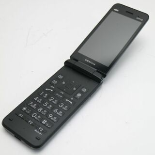 キョウセラ(京セラ)の超美品 GRATINA KYF42 ブラック M888(携帯電話本体)