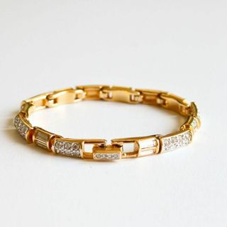 スワロフスキー(SWAROVSKI)のスワロフスキー クリスタルゴールドブレスレット(ブレスレット/バングル)