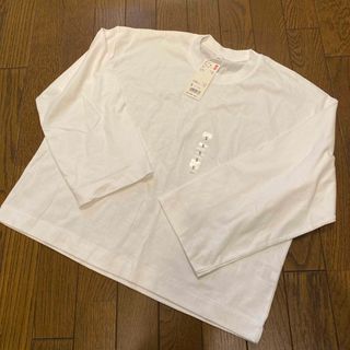 ユニクロ(UNIQLO)の新品　コットンオーバーサイズワイドスリーブTシャツ(シャツ/ブラウス(長袖/七分))