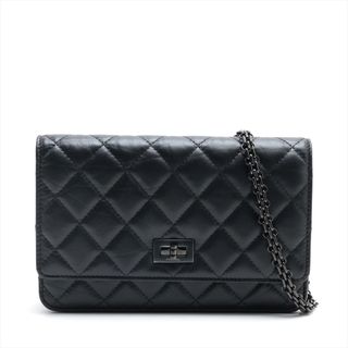 シャネル(CHANEL)のシャネル  ヴィンテージカーフ  ブラック レディース ショルダーバッグ(ショルダーバッグ)