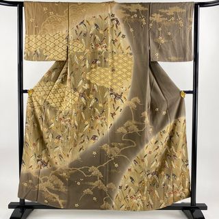 訪問着 身丈157.5cm 裄丈63cm 正絹 美品 名品 【中古】(着物)