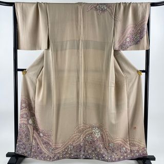 訪問着 身丈158cm 裄丈71cm 正絹 名品 【中古】(着物)