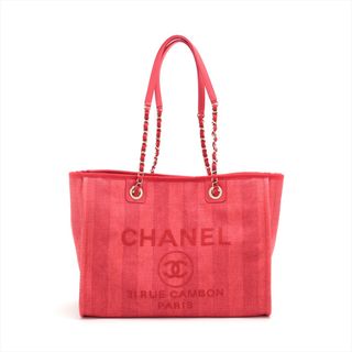 シャネル(CHANEL)のシャネル  ストロー  レッド レディース トートバッグ(トートバッグ)