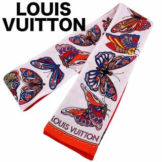 ルイヴィトン(LOUIS VUITTON)の【美品】ルイヴィトン M73338 ワールド オブ ラブ バンドー スカーフ(バンダナ/スカーフ)