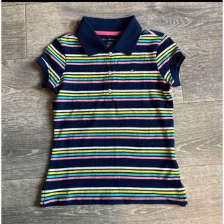 トミーヒルフィガー(TOMMY HILFIGER)のtommy hilfiger トミーヒルフィガー 半袖ポロシャツ ボーダー(Tシャツ/カットソー)