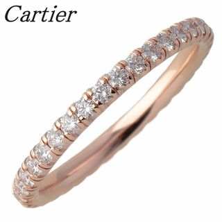 カルティエ(Cartier)のカルティエ エタンセル ダイヤ リング フルエタニティ #49 幅2.0mm 750PG フルサークル 箱 保証書(2011年) 新品仕上げ済 Cartier【16762】(リング(指輪))