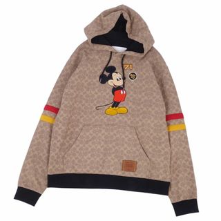 COACH - 極美品 コーチ COACH Disney ディズニー スウェット パーカー シグネチャー ミッキーマウス トップス メンズ L