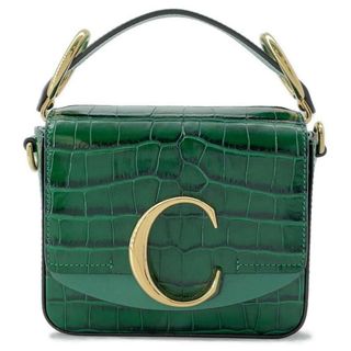 Chloe - クロエ ハンドバッグ CHLOE C クロエシー 型押しクロコダイル CHC19US193 Chloe ポシェット 2wayショルダーバッグ