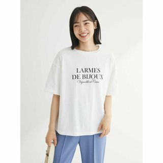 グリーンパークス(green parks)の【オフホワイト】両面ロゴツアーボックスTシャツ 24SS/半袖/夏/クルーネック/綿100%(カットソー(長袖/七分))