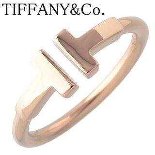 ティファニー(Tiffany & Co.)のティファニー Tワイヤー リング 8.5号～9号 AU750PG 新品仕上げ済 TIFFANY【16795】(リング(指輪))